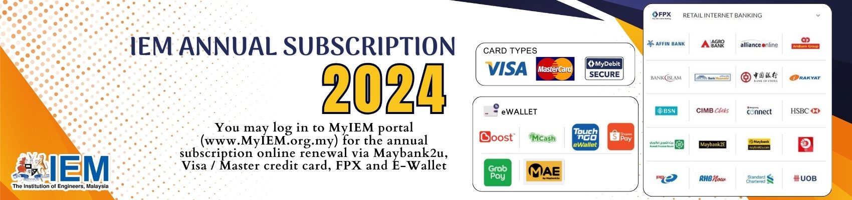 Membership Renewal Annual Subscription 2024